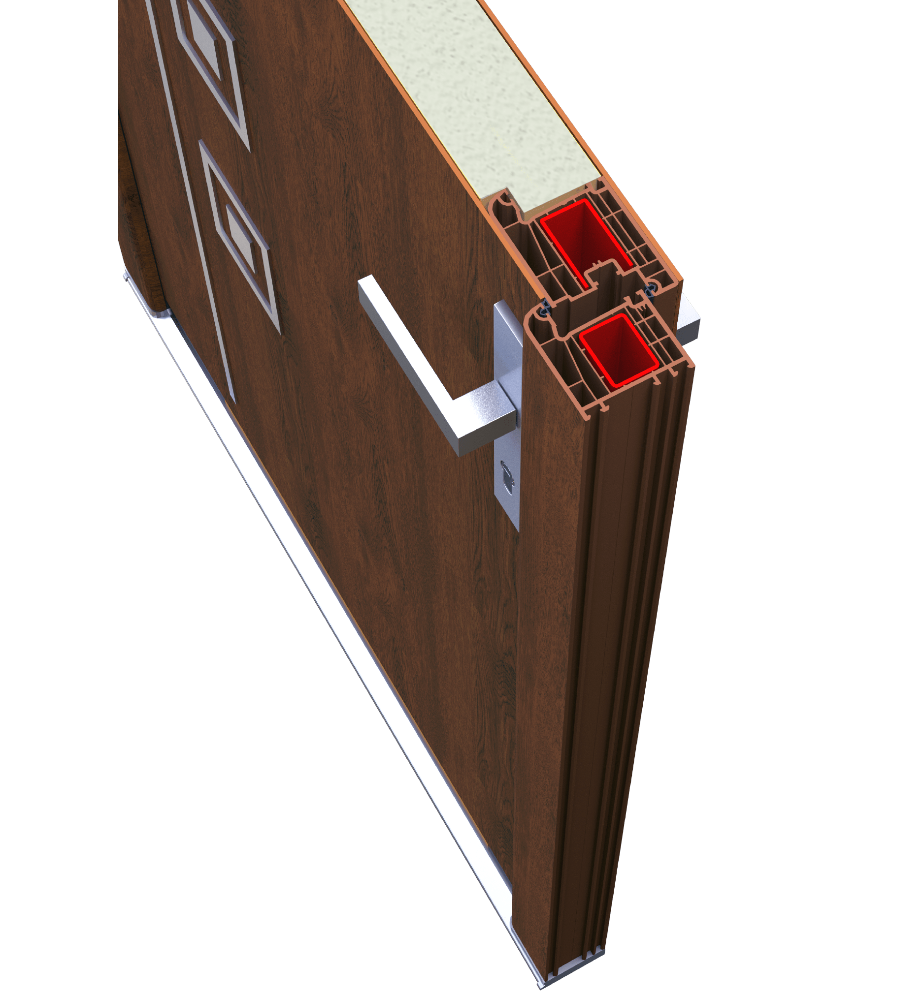 Кутик дверей з HPL панелями