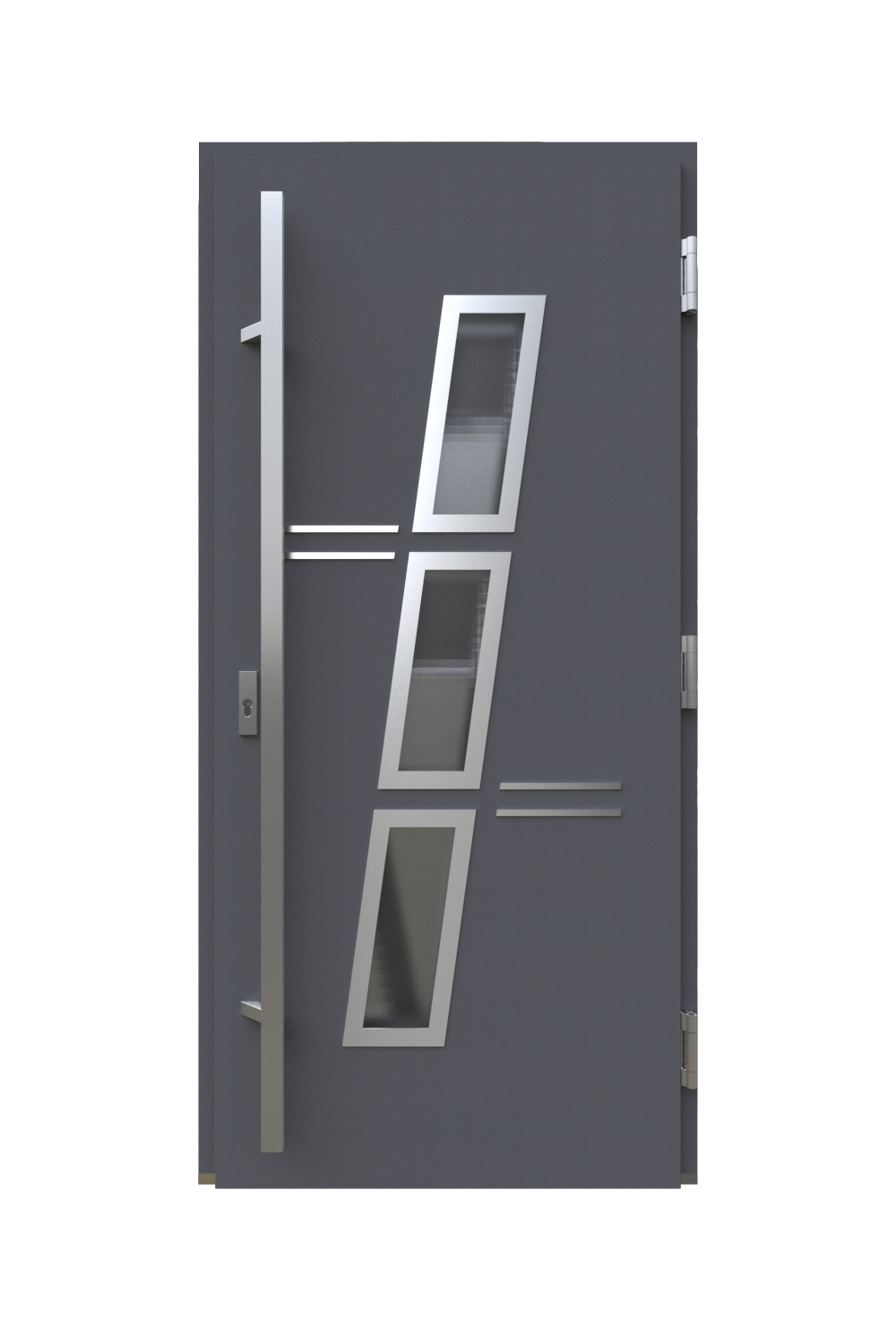 Двері з HPL панелями модель вертикаль