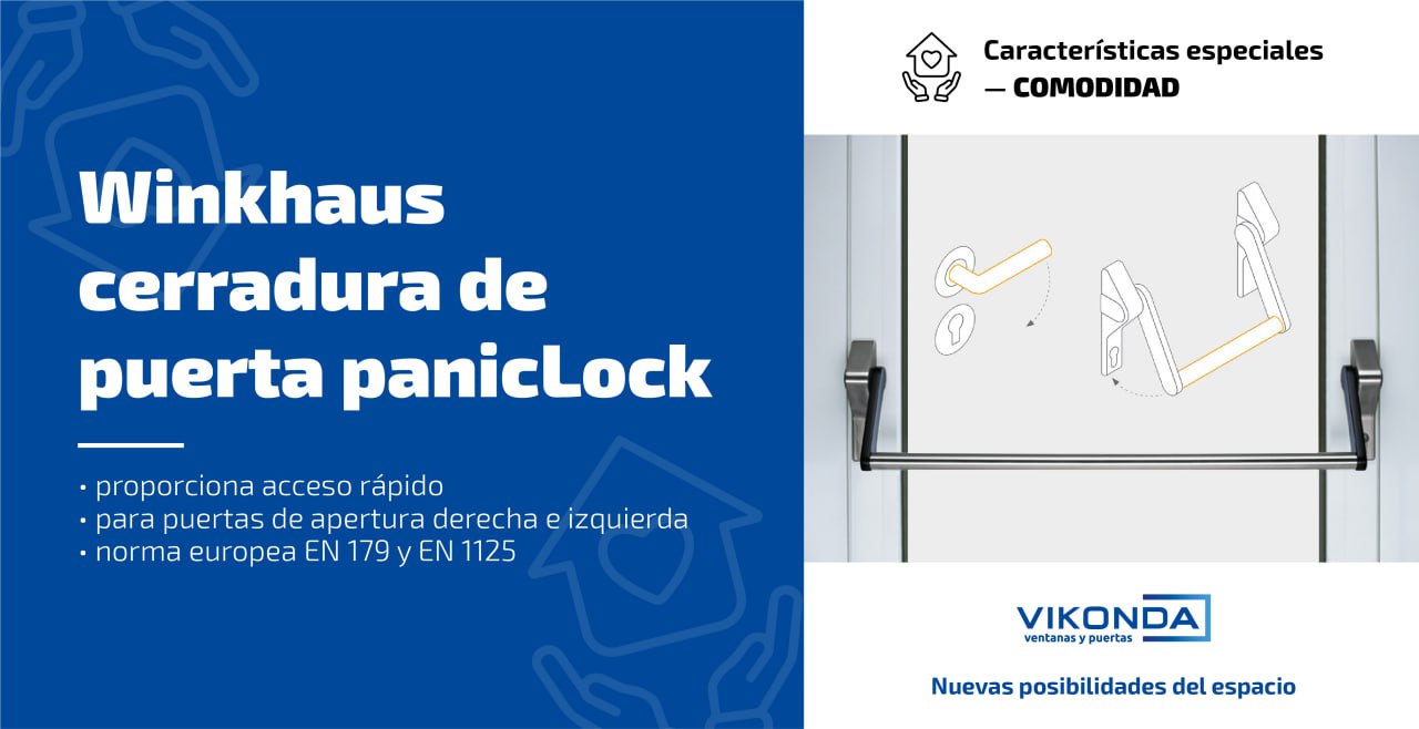 Cerradura de puerta Winkhaus panicLock