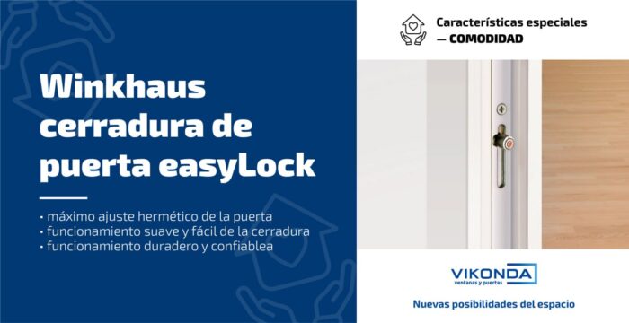 Cerradura de puerta Winkhaus easyLock