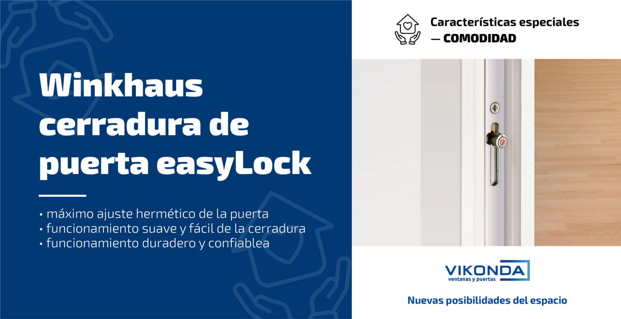 Cerradura de puerta Winkhaus easyLock