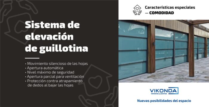 Sistema Guillotina Innovador: Confort y Estilo en un Nuevo Nivel