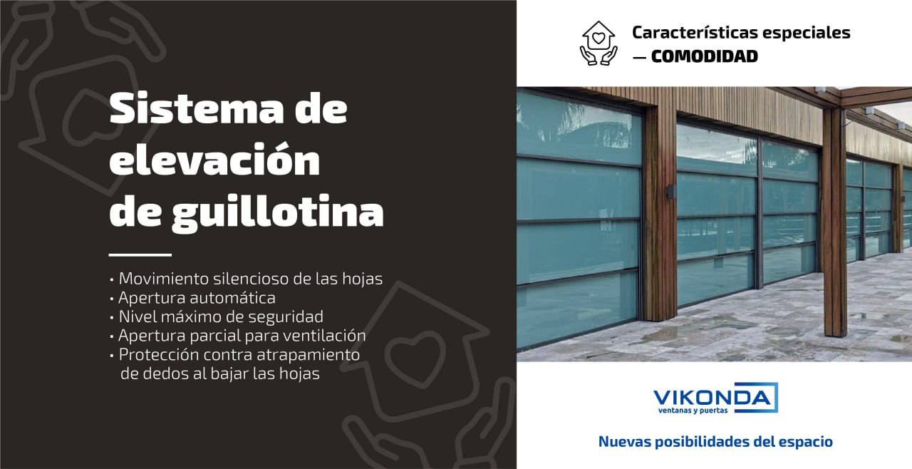 Sistema Guillotina Innovador: Confort y Estilo en un Nuevo Nivel