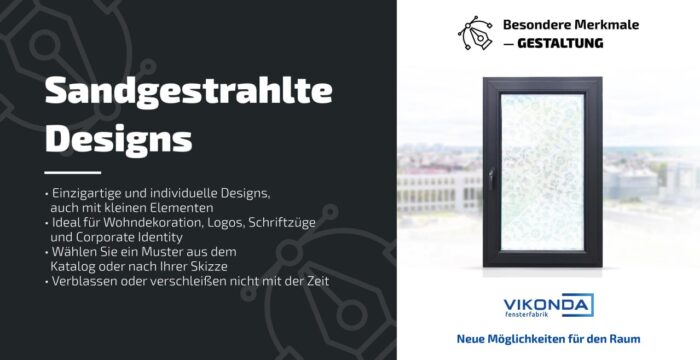 Sandstrahlmuster: elegante Muster auf Glas erzeugen