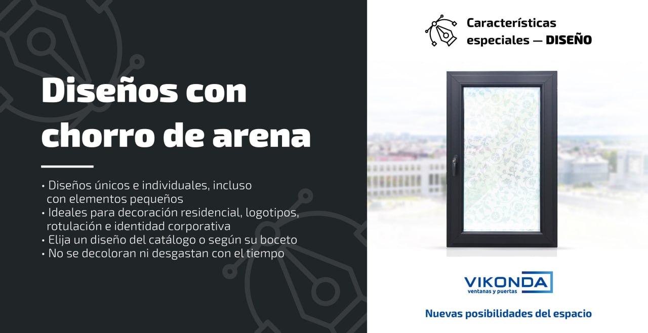 Diseños con chorro de arena