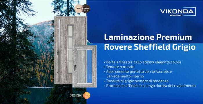 Rovere Sheffield Grigio — Scelta di stile dalla serie “Ton sur Ton” di Woodec